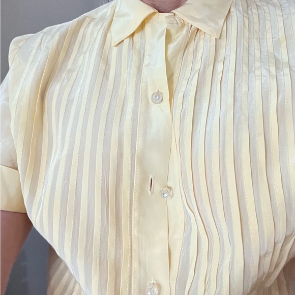 Vintage yellow blouse - Picture 3 of 4